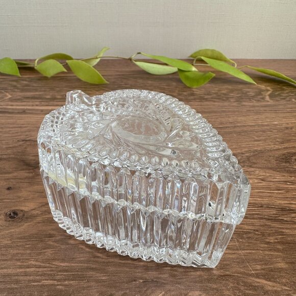 European Cut Crystal Candy Box by Barski - Picture 1 of 8